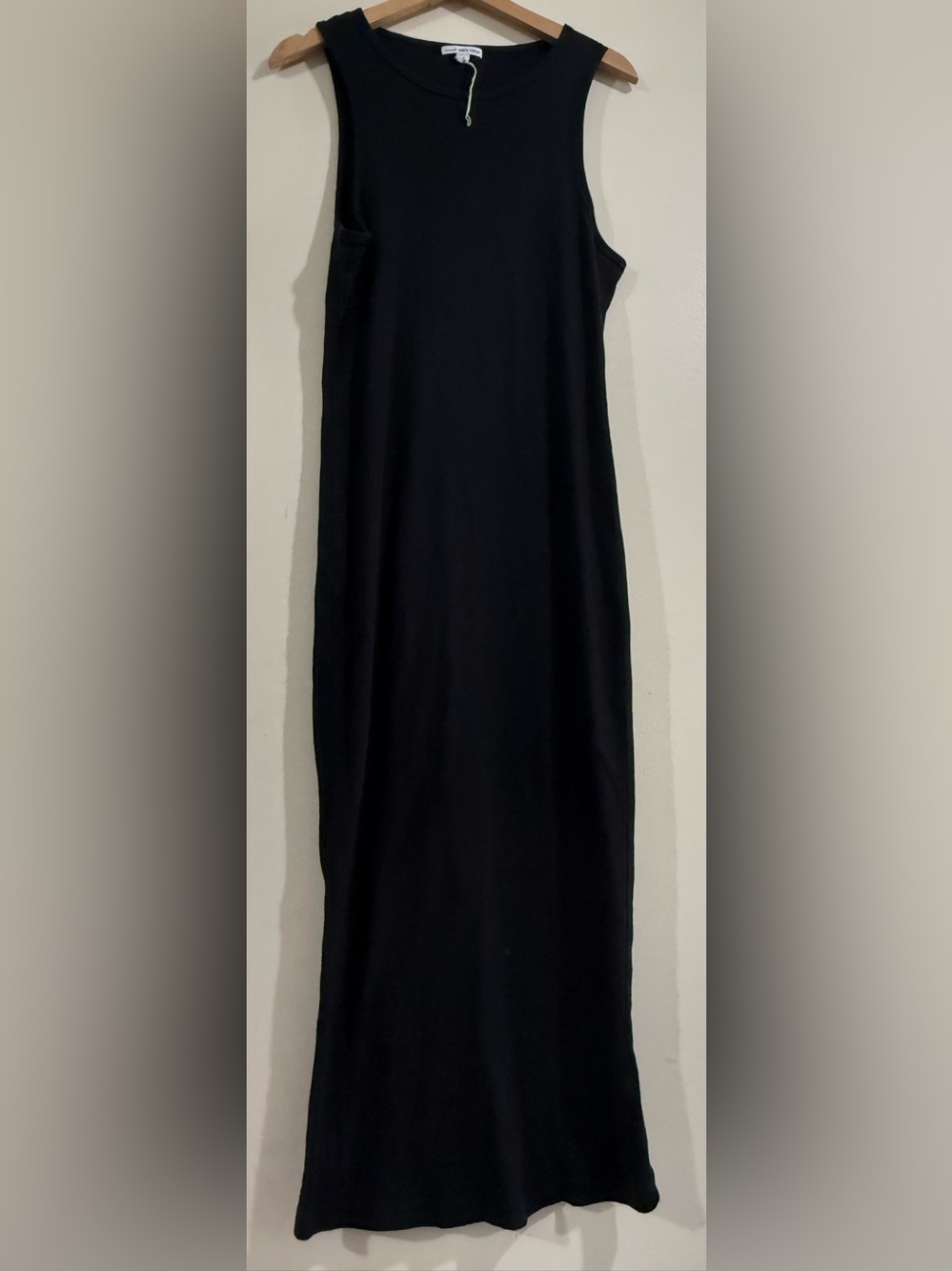 James Perse Black Sleeveless Maxi Dress